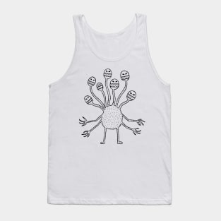 7 headed monster Tank Top